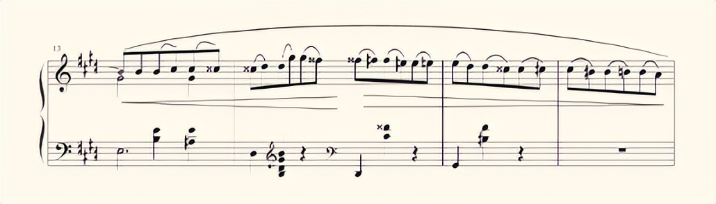 格里格钢琴奏鸣曲Op7第一乐章分析_格里格钢琴奏鸣曲Op7第一乐章结构_奏鸣曲式结构图示