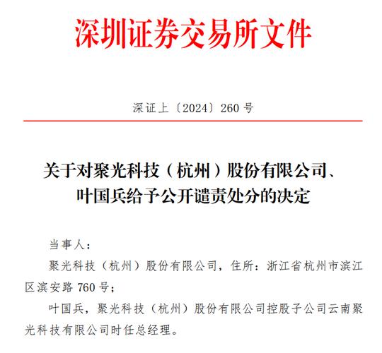 聚光科技单位行贿罪_深交所公开谴责_聚光科技深交所公开谴责