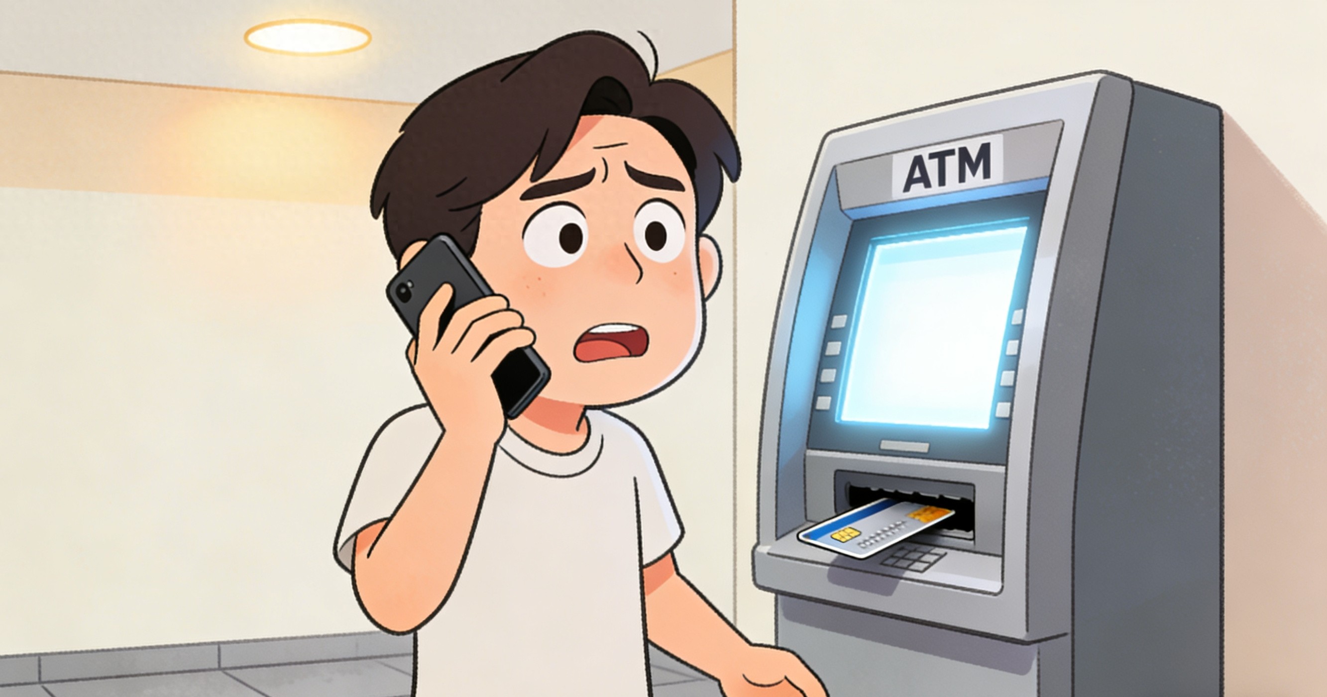 ATM卡被吞怎么办_银行卡被别人取钱了怎么办_长按10秒救回银行卡技巧